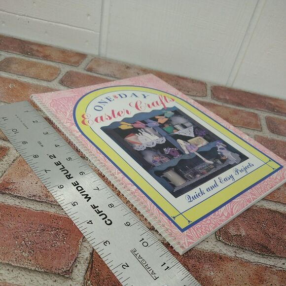 One Day Easter Crafts Vtg 1994 Quick Easy Projects Craft Cross Stitch Painting + - Picture 8 of 12